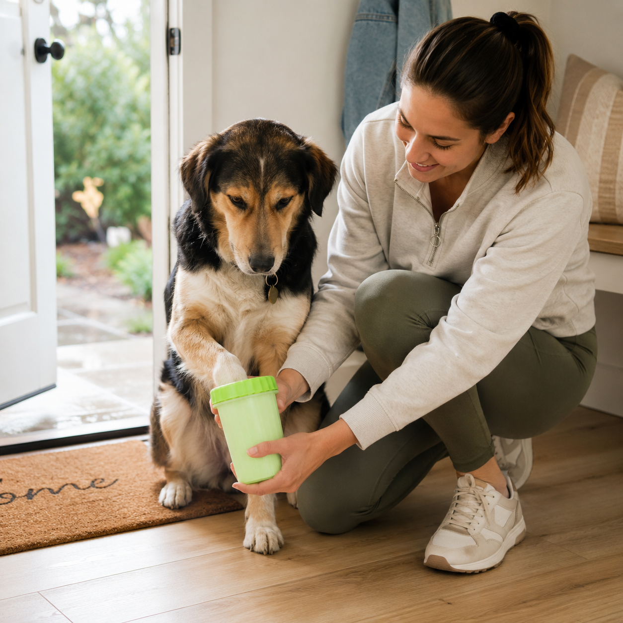 š¾ Pet Paw Cleaner Cup ā Gentle Silicone Foot Washer for Dogs & Cats