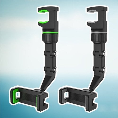 đ„ Hot Sale - 48% OFFđ„Putcom 360° Car Rearview Mirror Mount Stand Holder for Cell Phone