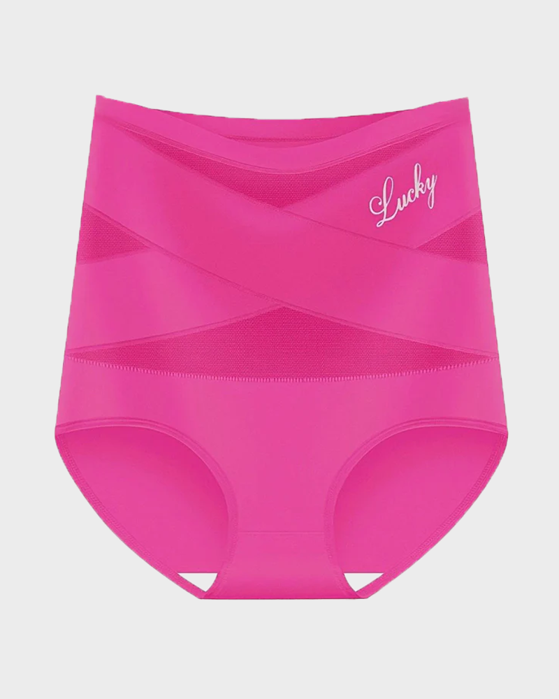 Tummy Control Shapewear Panties ✨ Crossover Waist Design for a Smooth, Confident Fit