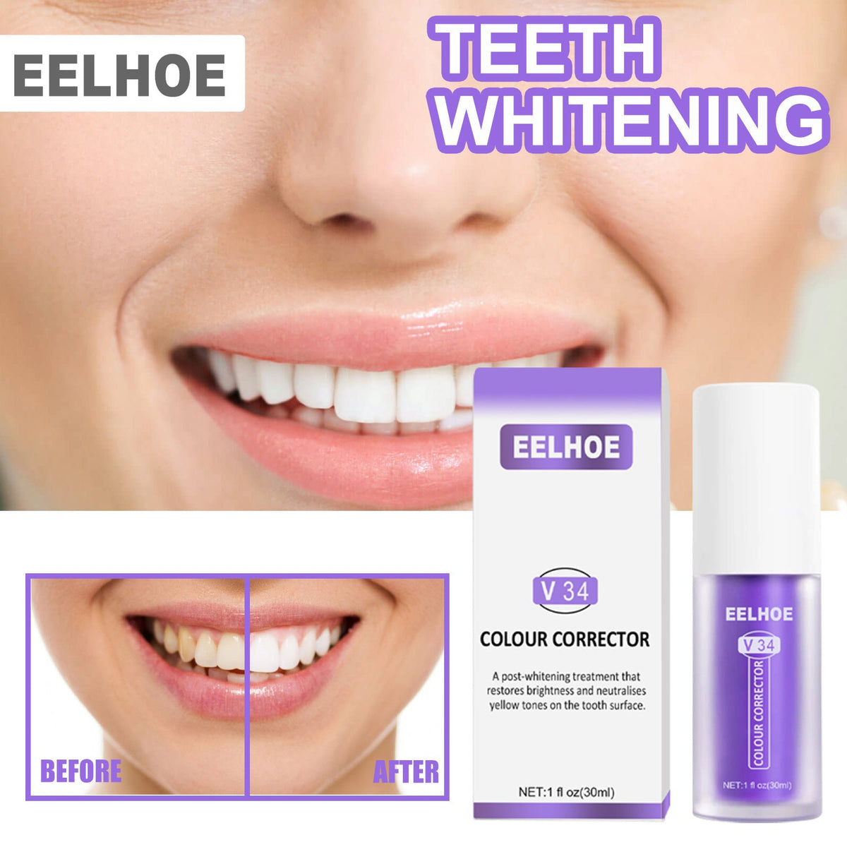🔥LAST DAY 49% OFF🔥Teeth Colour Corrector Serum