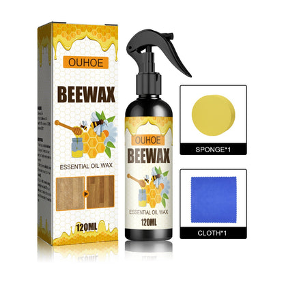 🐝 Buy 1 Get 1 Free Beeswax Wood Polish Spray – Restore Shine & Refresh Furniture Fast ✨