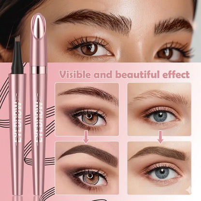 💧 Waterproof Micro-Fork Brow Pen – Create Natural, Hair-Like Brows That Last All Day ✨
