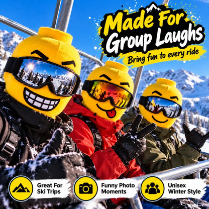 🎭 50% Funny Face Ski Mask - Full-Cover Winter Balaclava