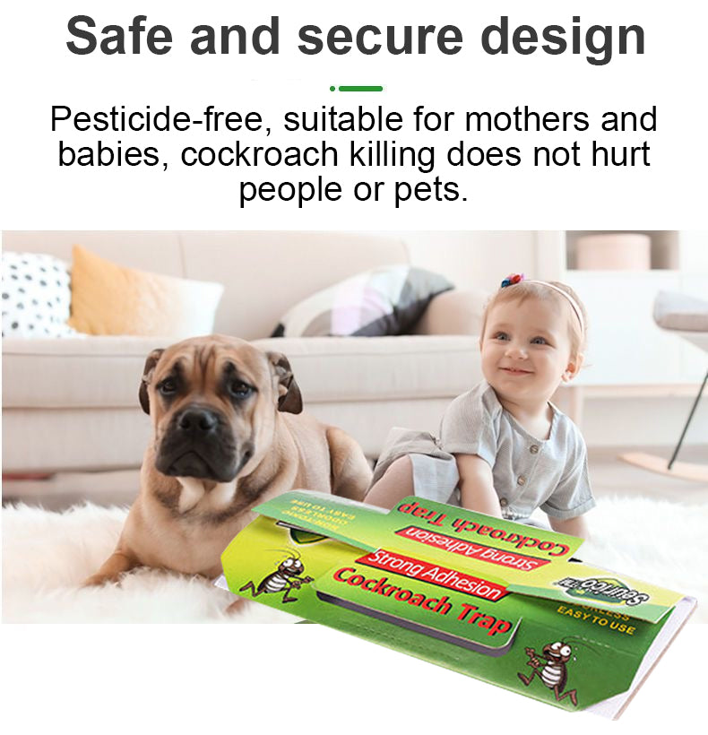 Seurico™ Cockroach House non-toxic, home-use cockroach stickers with powerful nest-destroying effect