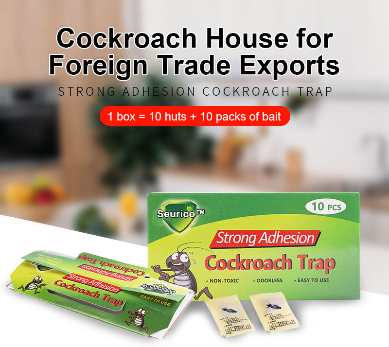 Seurico™ Cockroach House non-toxic, home-use cockroach stickers with powerful nest-destroying effect