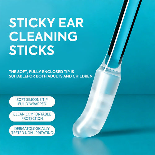 Soft Sticky Earwax Cleaning Sticks – Gentle Reusable Ear Picks for Daily Ear Care 👂✨