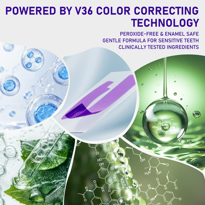 🦷V36 Whitening Strips – Professional Teeth Whitening at Home