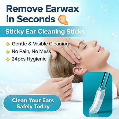 Soft Sticky Earwax Cleaning Sticks – Gentle Reusable Ear Picks for Daily Ear Care 👂✨