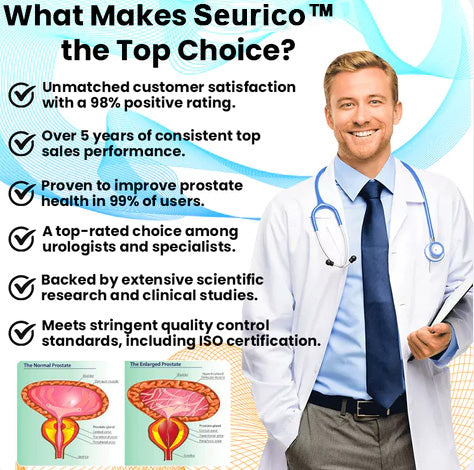 Seurico™ Prostate Health Herbal Capsules (Doctor Recommended)