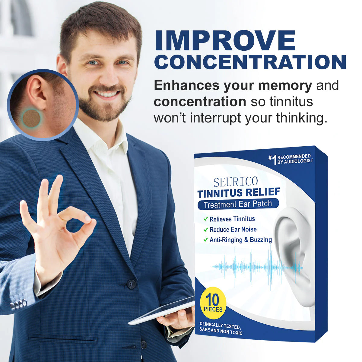 Seurico™ Tinnitus Relief Treatment Ear Patch (Extensive Offer)