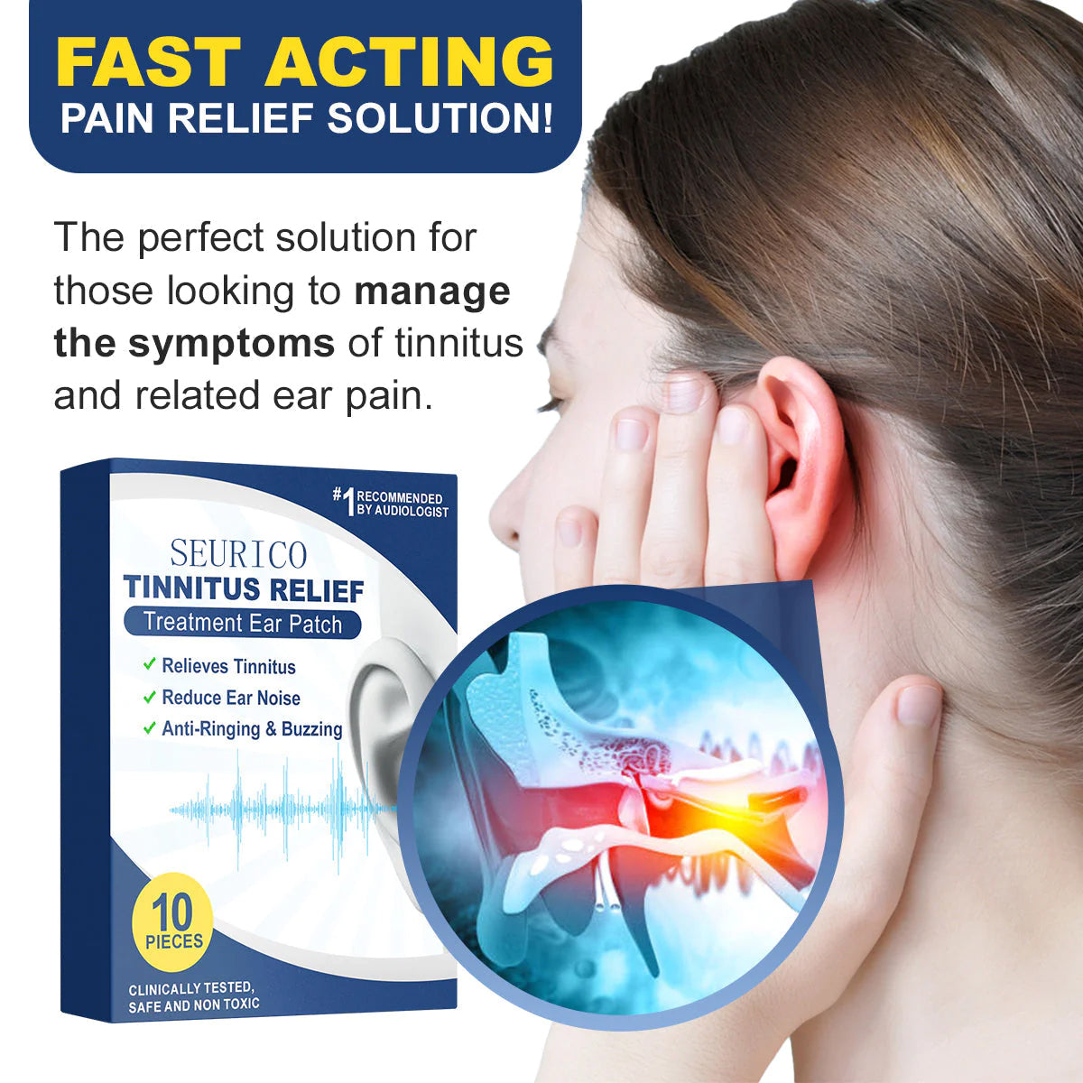 Seurico™ Tinnitus Relief Treatment Ear Patch (Extensive Offer)