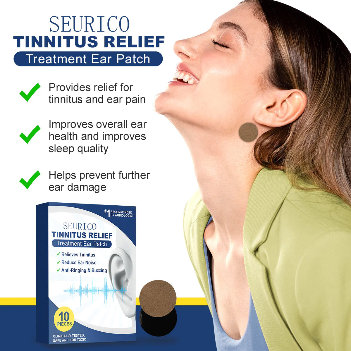 Seurico™ Tinnitus Relief Treatment Ear Patch (Extensive Offer)