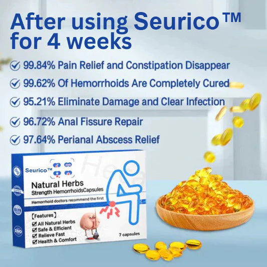 (🔥LAST DAY SALE-75%  OFF) Seurico™ Natural Herbal Strength Hemorrhoid Capsules