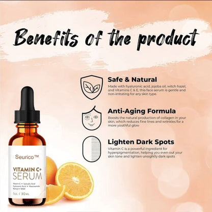 Seurico™ Vitamin C Anti Aging for Face Serum 🔥 - Last Day Promotion 70% OFF