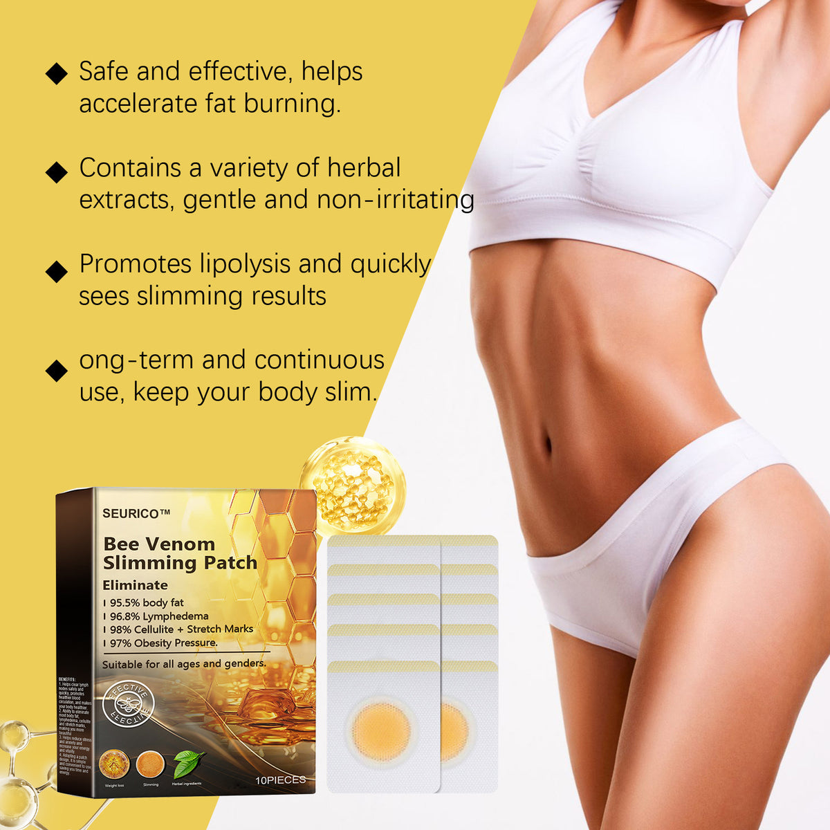 🐝Seurico™ Bee Venom Lymphatic Drainage Slimming Patch