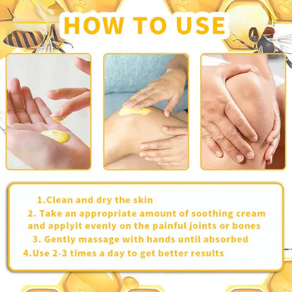 🐝[Official Store] Flysmus™ Bee-Venom Pain-Relief Bone Healing Cream👨‍⚕️Approved by the American Osteopathic Association (AAOS)（复制）