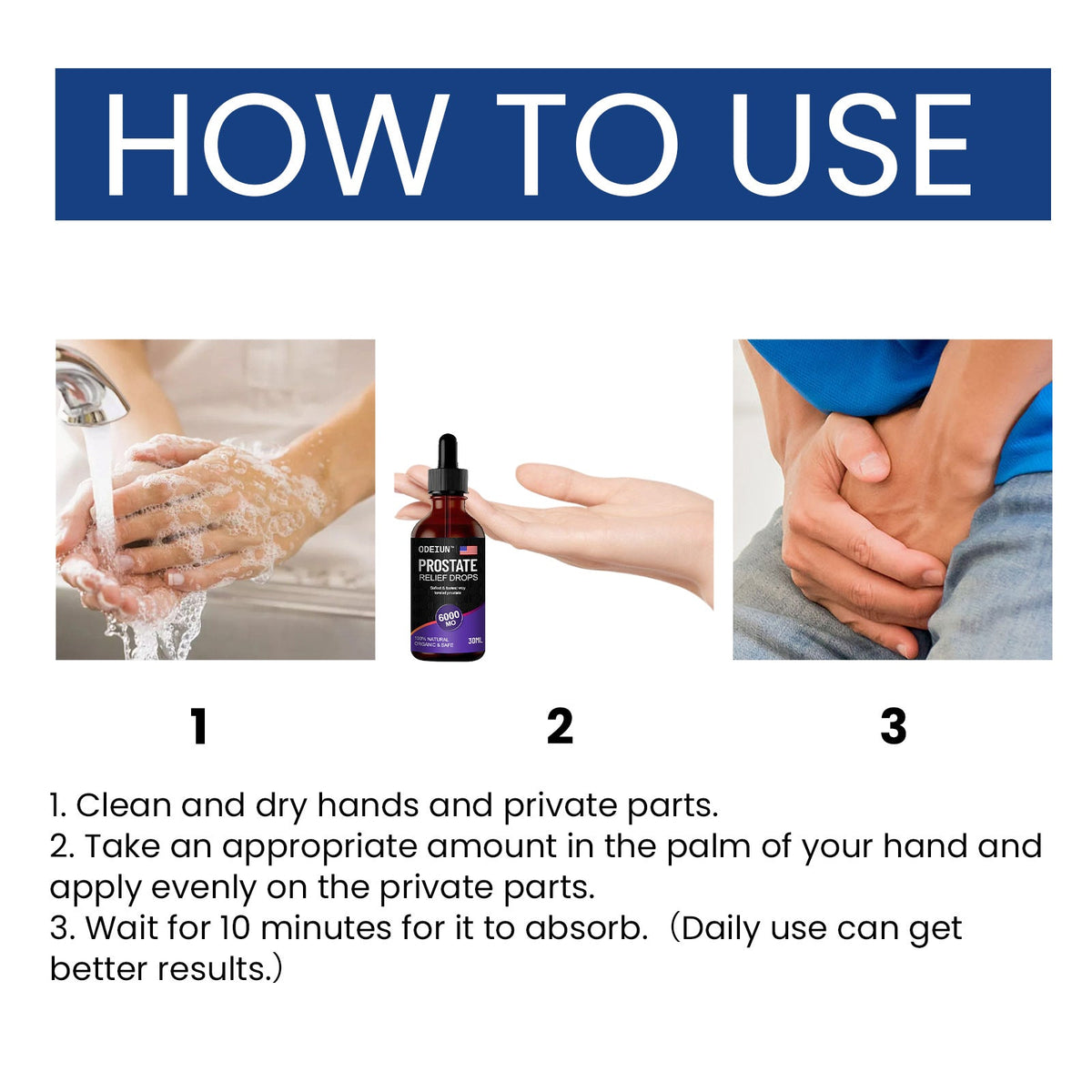 ODEIUN™ Prostate Treatment Drops - Safest & Fastest Waytorelief Prostate