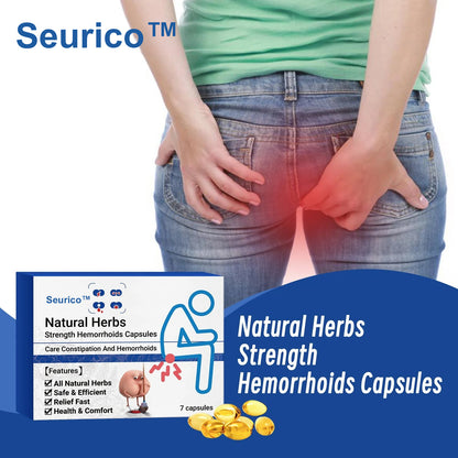 (🔥LAST DAY SALE-75%  OFF) Seurico™ Natural Herbal Strength Hemorrhoid Capsules