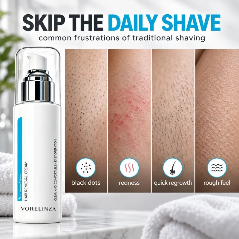 🥳2026 HOT SALE❄️🌸 Ice-Cooling Hair Removal Cream – instantly soothes sensitive skin. ✨