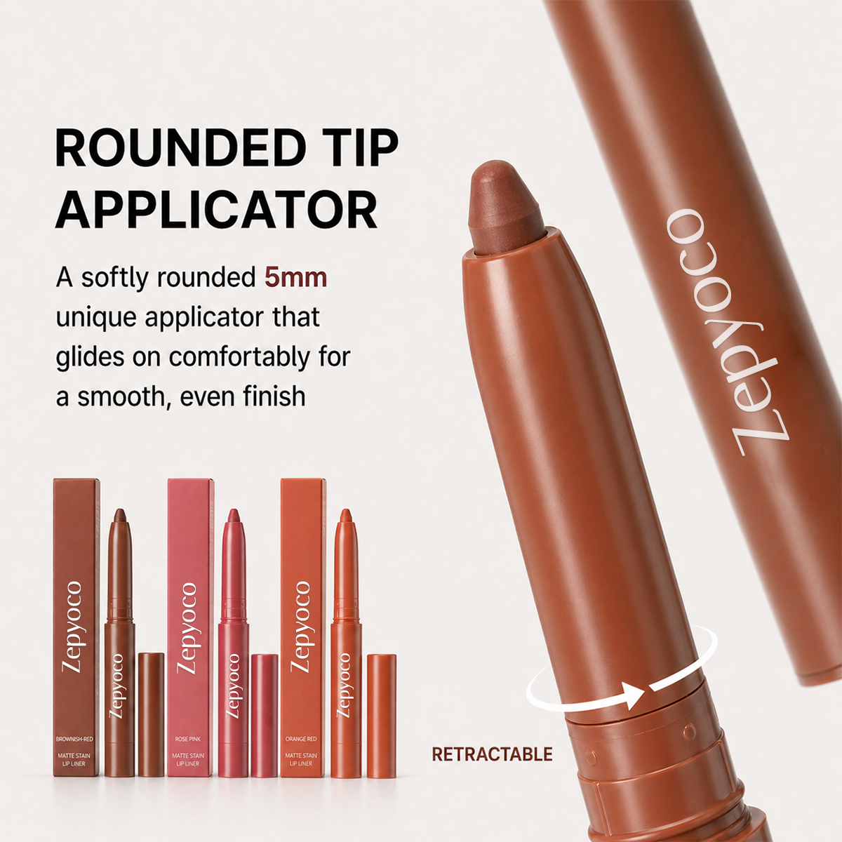 💋 Easy Glide Creamy Lip Liner – Smooth, Long-Lasting Definition for Fuller-Looking Lips ✨