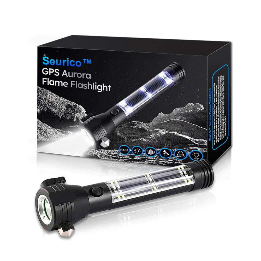Seurico™GPS Aurora Flame Flashlight