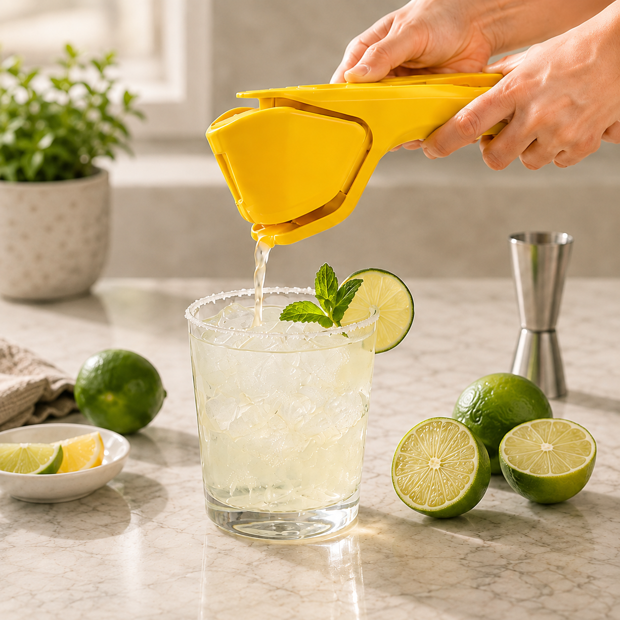 Foldable Citrus Squeezer – Fresh Juice in Seconds