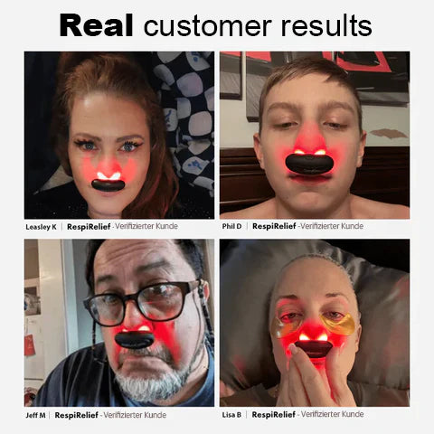 Seurico™ INSTANT RespiRelief red light nasal therapy device