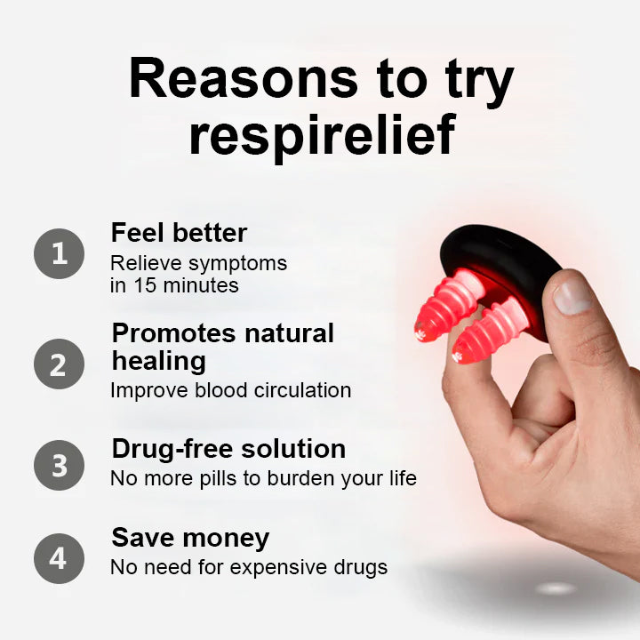 Seurico™ INSTANT RespiRelief red light nasal therapy device