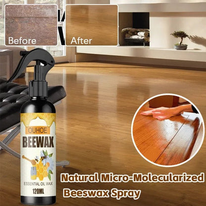 🐝 Buy 1 Get 1 Free Beeswax Wood Polish Spray – Restore Shine & Refresh Furniture Fast ✨