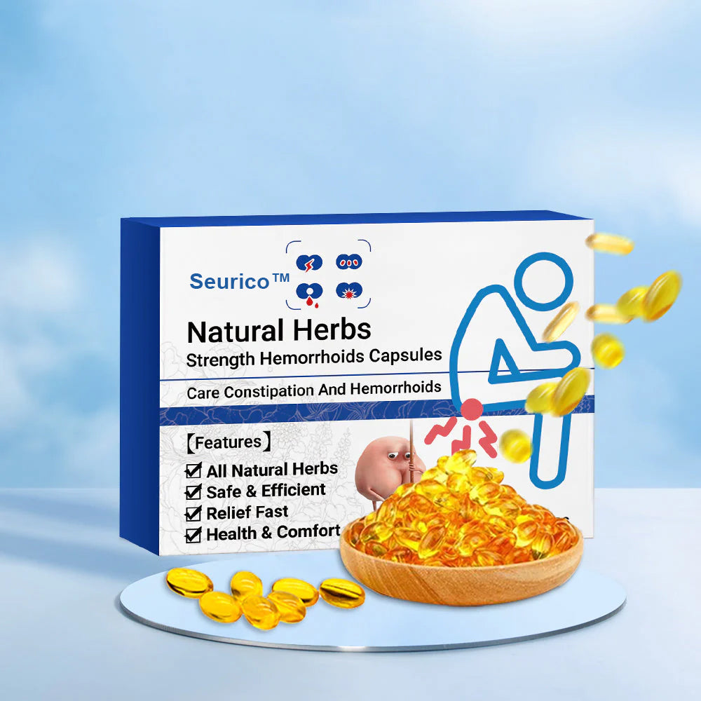 (🔥LAST DAY SALE-75%  OFF) Seurico™ Natural Herbal Strength Hemorrhoid Capsules