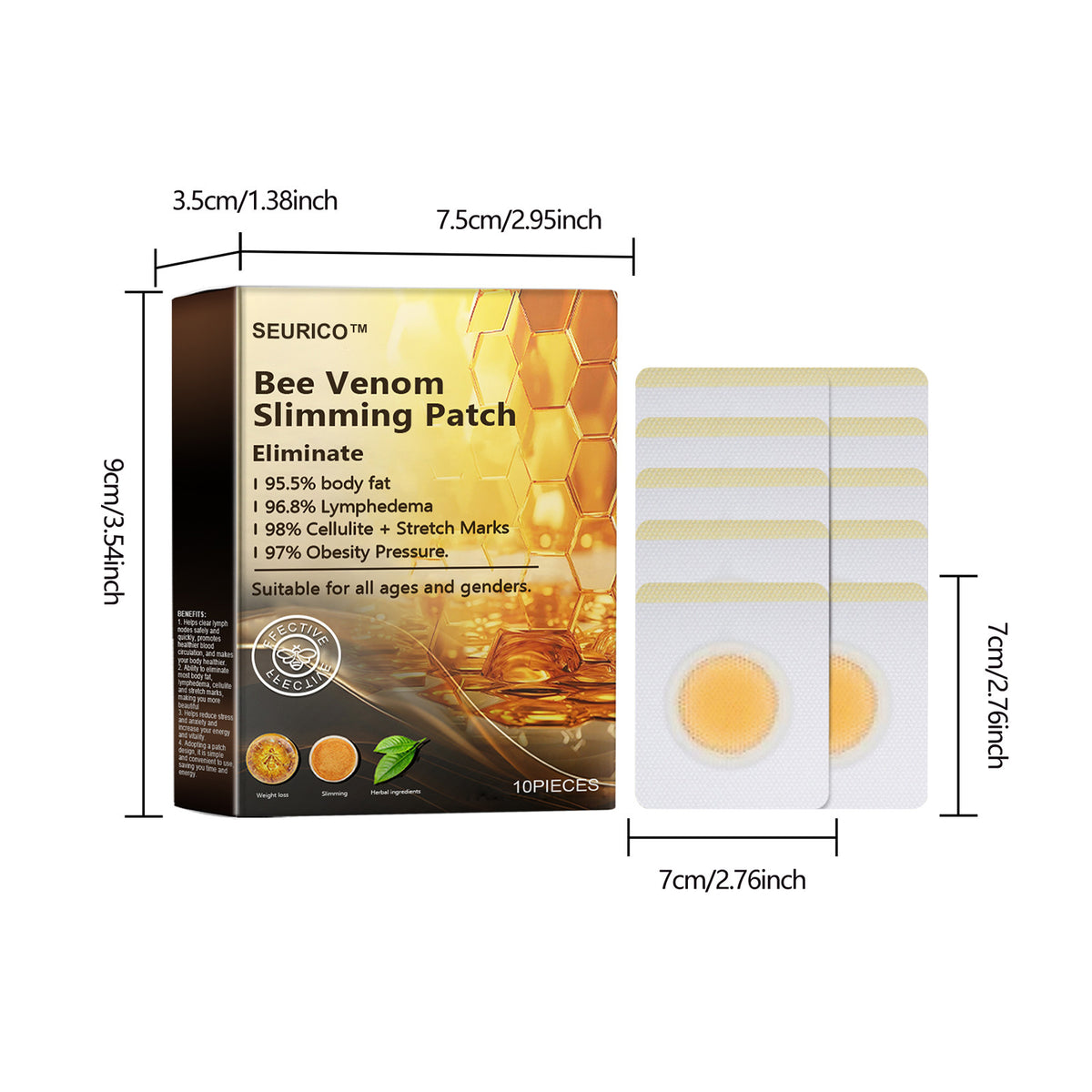 🐝Seurico™ Bee Venom Lymphatic Drainage Slimming Patch