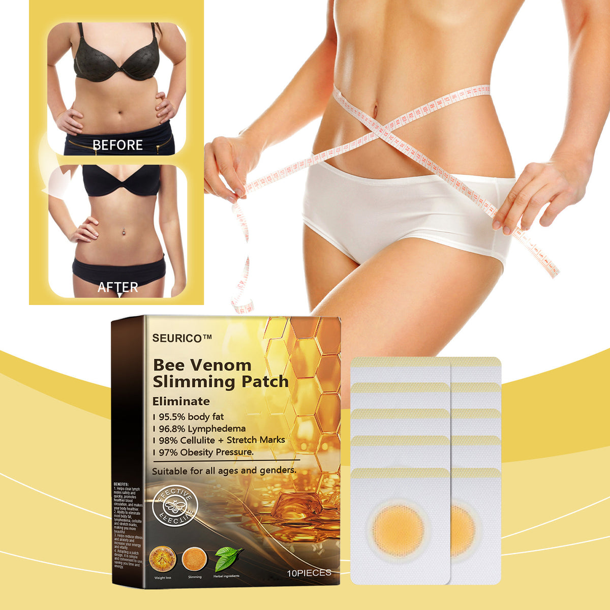 🐝Seurico™ Bee Venom Lymphatic Drainage Slimming Patch