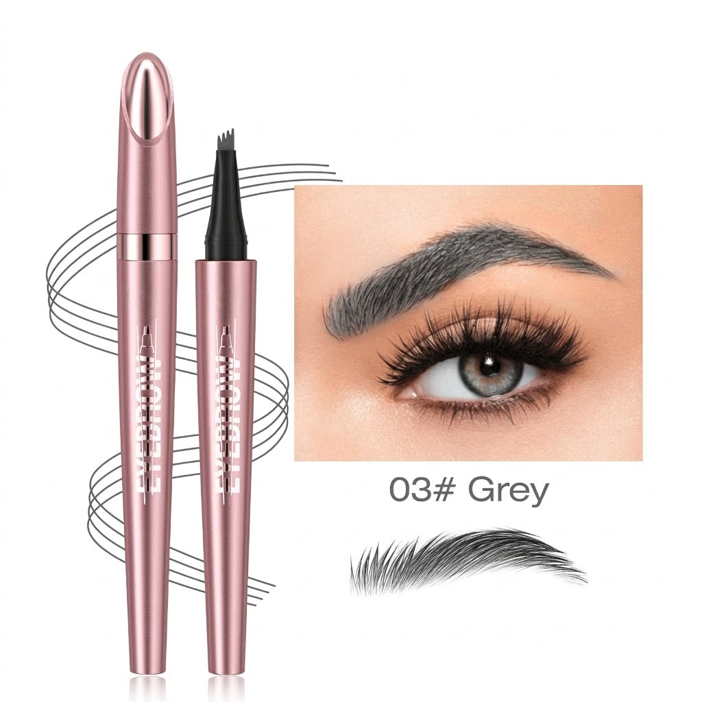 💧 Waterproof Micro-Fork Brow Pen – Create Natural, Hair-Like Brows That Last All Day ✨