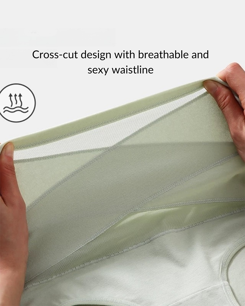 Tummy Control Shapewear Panties ✨ Crossover Waist Design for a Smooth, Confident Fit