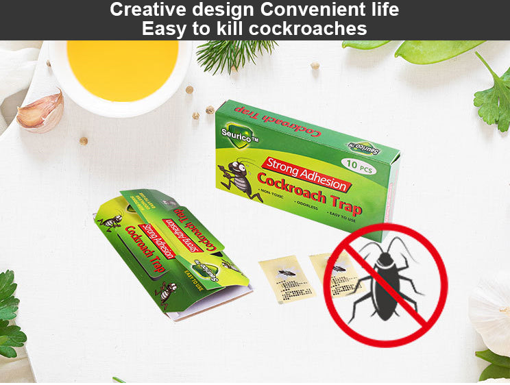 Seurico™ Cockroach House non-toxic, home-use cockroach stickers with powerful nest-destroying effect