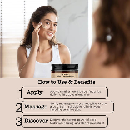 🐂[Official Store] ODEIUN Beef Tallow Repair Treatment Cream