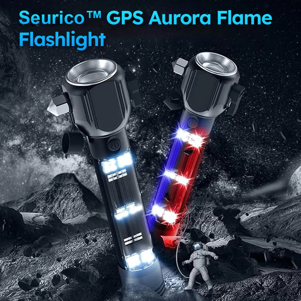 Seurico™GPS Aurora Flame Flashlight