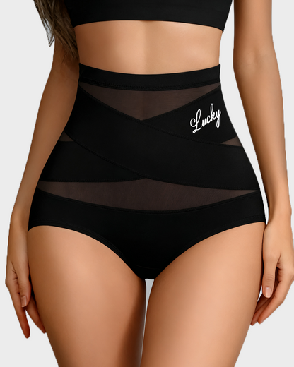 Tummy Control Shapewear Panties ✨ Crossover Waist Design for a Smooth, Confident Fit