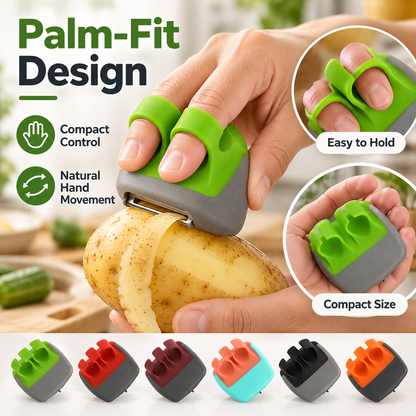 🥔Palm Fruit & Veggie Peeler with Soft Two-Finger Grip