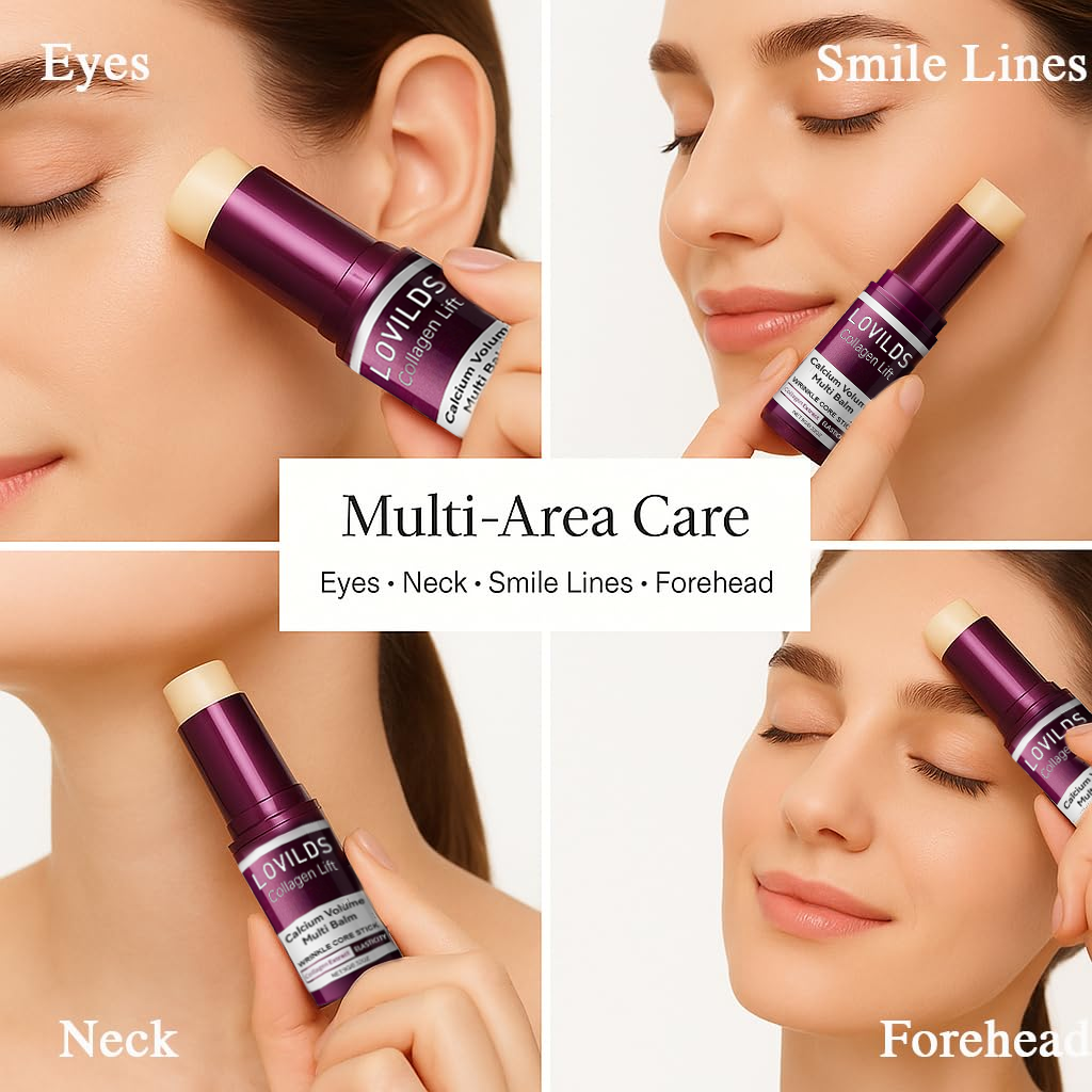 💗 LOVILDS Collagen Lift Eye Balm Stick + Eye Patch Set