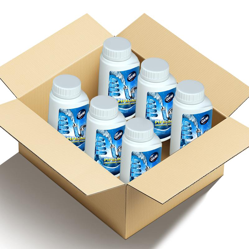 QIAWI Powerful Pipe Dredging Agent for Kitchen and Toilet Pipelines - Dissolves 200+ Blockages and Kills 99% of Bacteria
