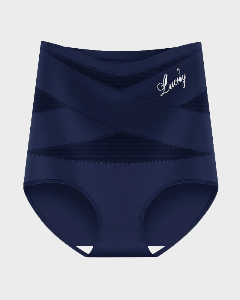 Tummy Control Shapewear Panties ✨ Crossover Waist Design for a Smooth, Confident Fit