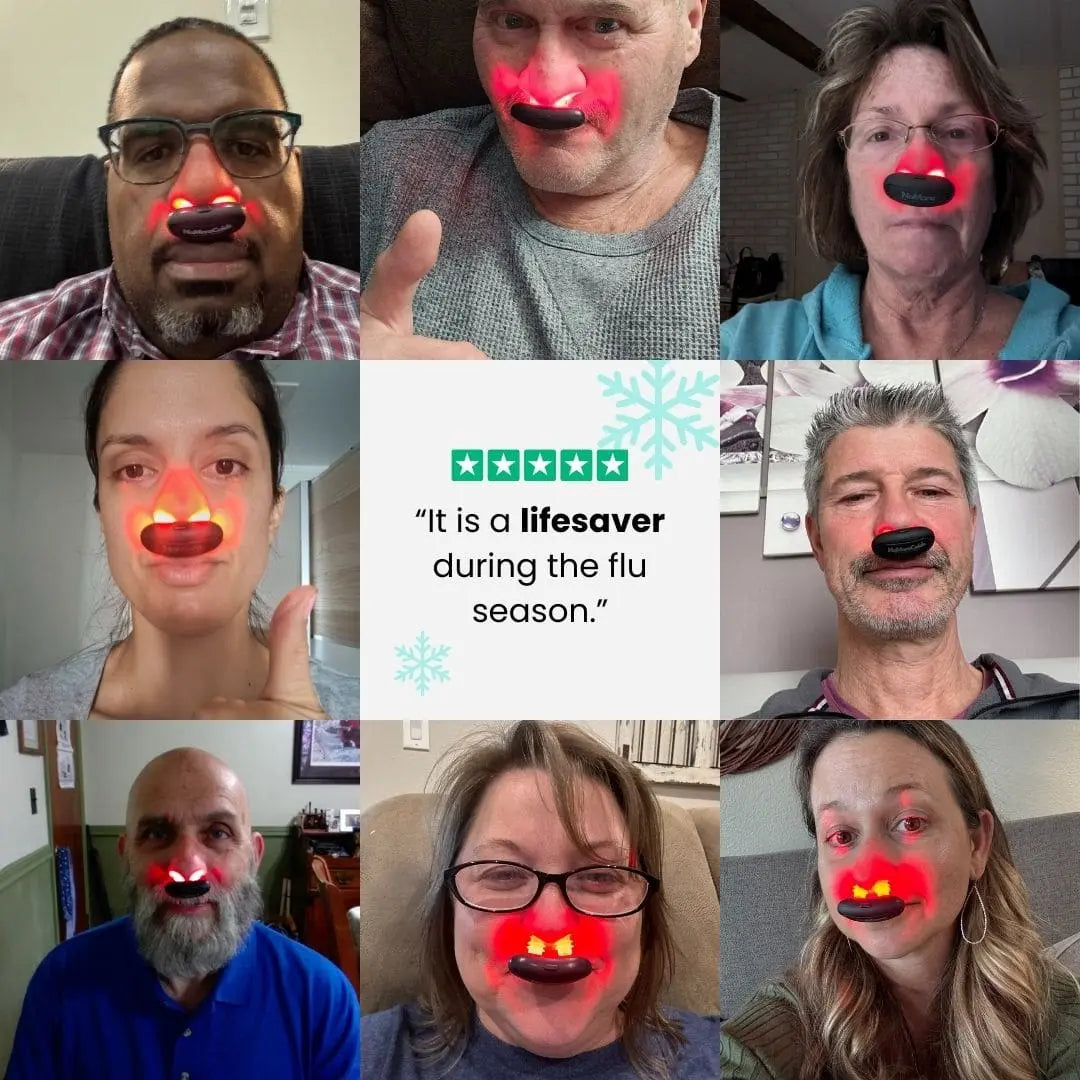 NoMoreColds-10-Minute Red Light Therapy for Cold & Sinus Relief