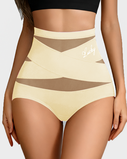 Tummy Control Shapewear Panties ✨ Crossover Waist Design for a Smooth, Confident Fit