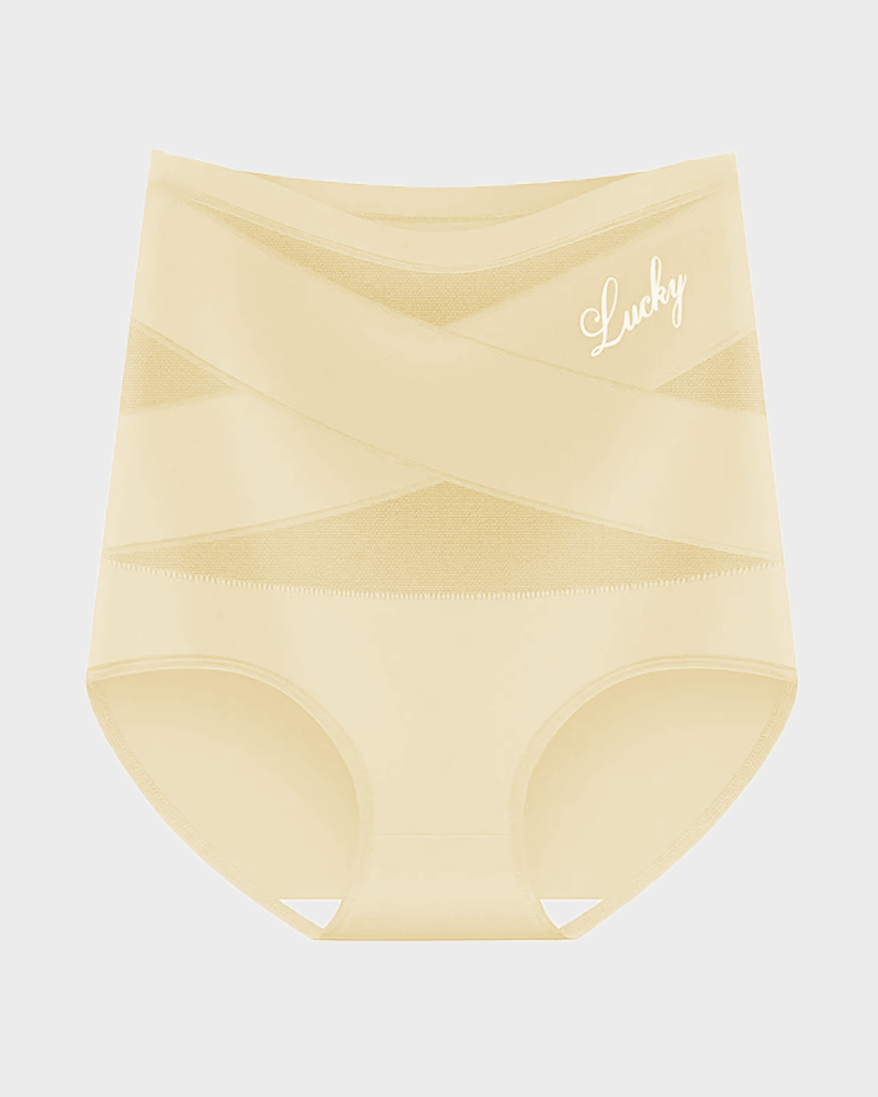 Tummy Control Shapewear Panties ✨ Crossover Waist Design for a Smooth, Confident Fit