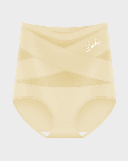 Tummy Control Shapewear Panties ✨ Crossover Waist Design for a Smooth, Confident Fit