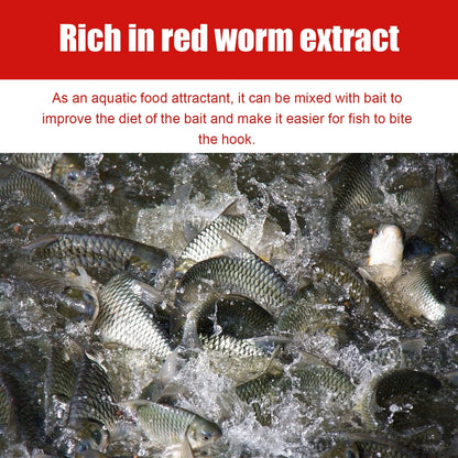 Red Worm Fishing Attractant Liquid 🐟 Fast Fish-Gathering Bait Booster for Freshwater Fishing 🔥
