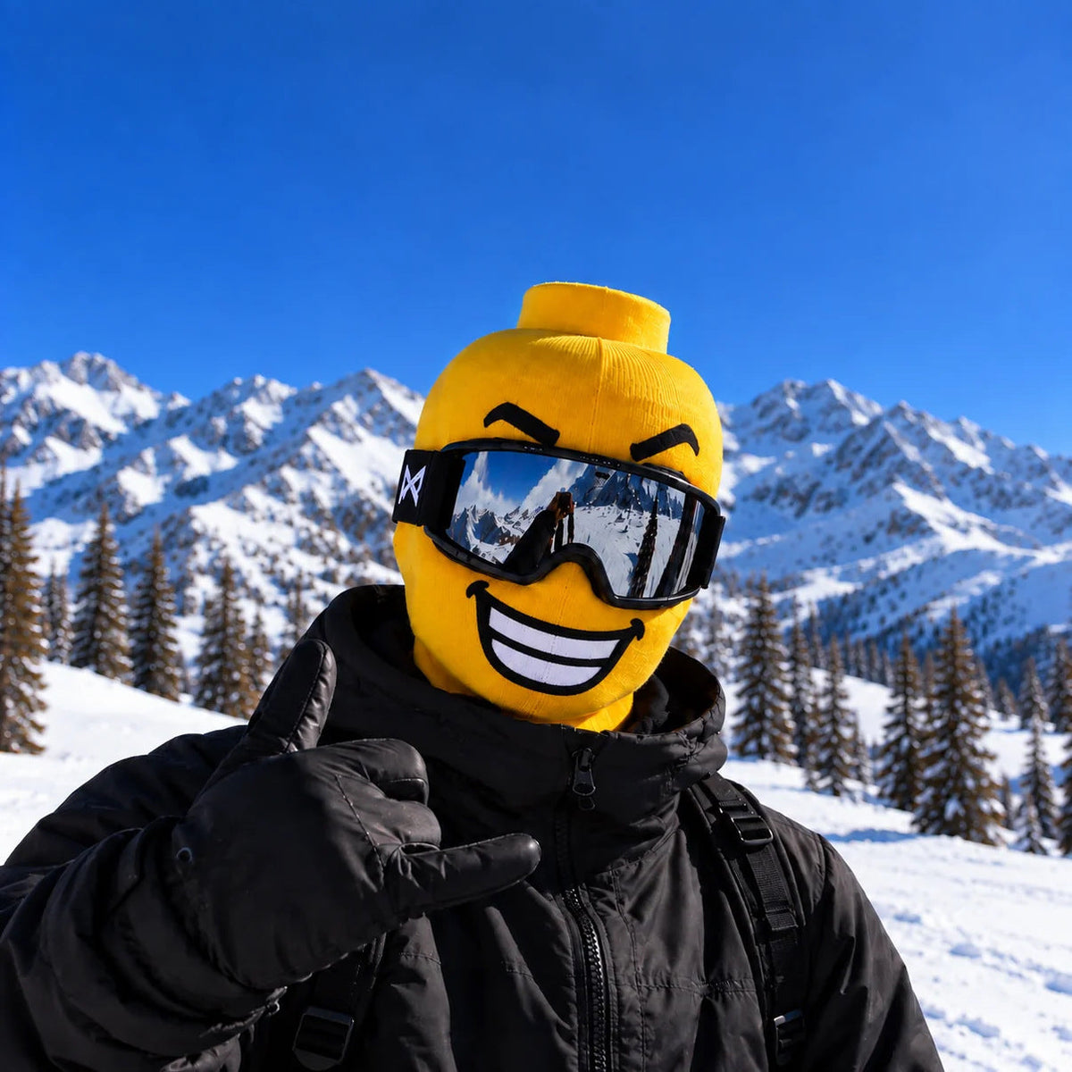 🎭 50% Funny Face Ski Mask - Full-Cover Winter Balaclava