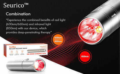 Seurico™ HealRay Red Light Recovery Wand