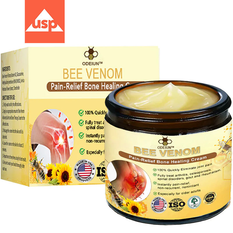 🐝[Official Store] ODEIUN Bee-Venom Pain-Relief Bone Healing Cream👨‍⚕️Approved by the American Osteopathic Association (AAOS)